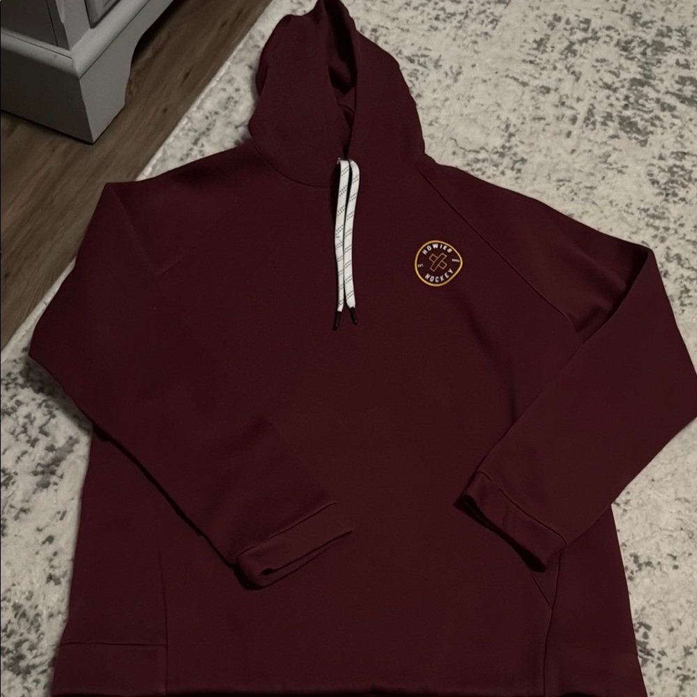 Men's Maroon Hoodie with Logo
